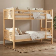 Karelia Pine Wood Single Bunk Bed